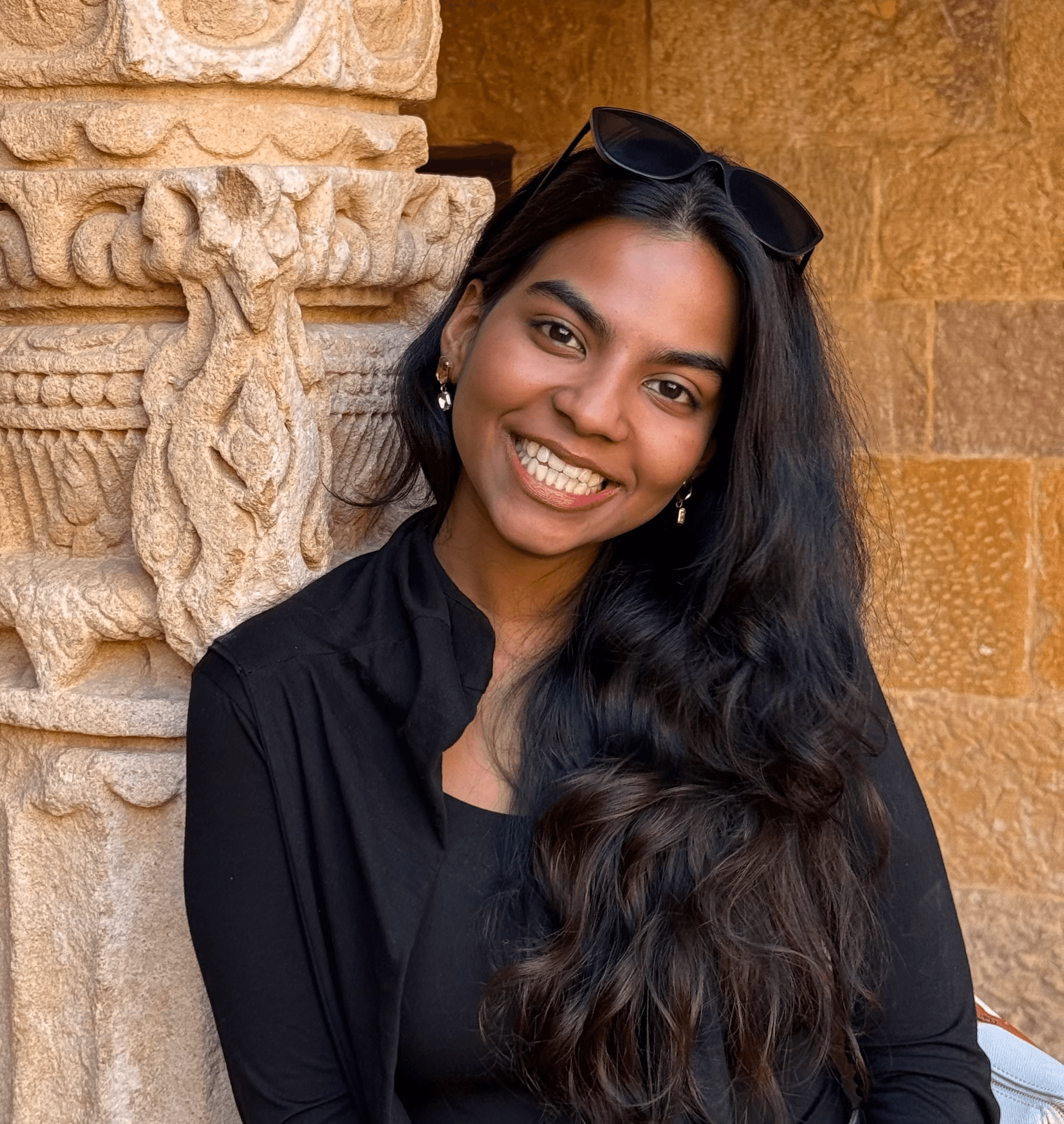 A photograph of the project's leader, Ms. Vani M. Agarwal